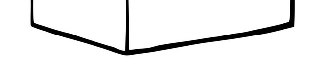 黑色简笔画建筑房子烟囱素材