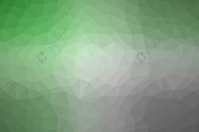 酷炫晶体状绿灰色渐变纹理背景图