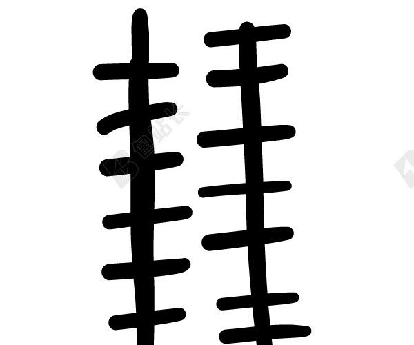 黑色清新背景图标素材