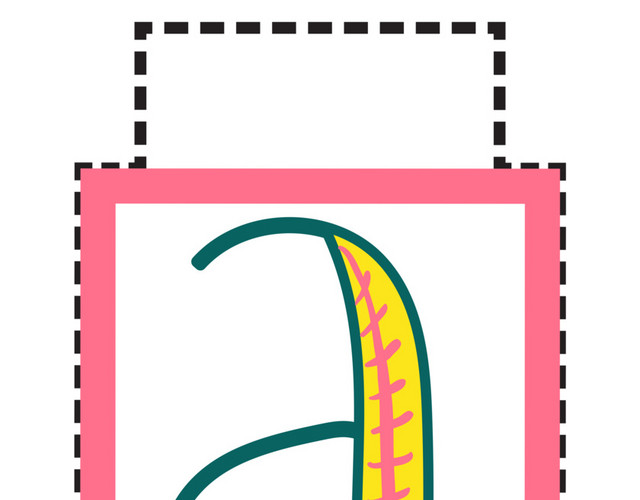 字母A吊牌