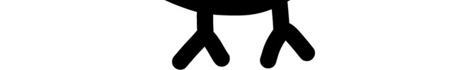 黑色猫头鹰矢量图