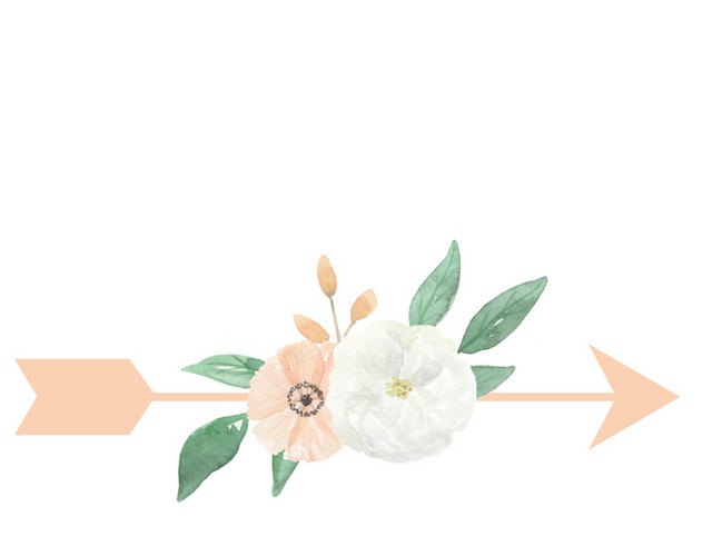 彩绘小清新鲜花免抠素材