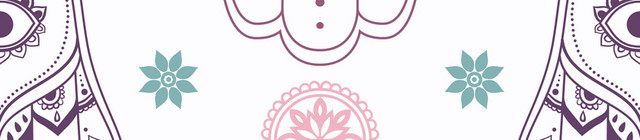 手绘卡通印花素材