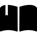 黑色创意卡通手绘书本LOGO设计矢量图片