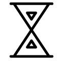 黑色简约沙漏图片下载素材