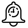 黑色简约铃铛图片下载素材
