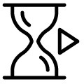 黑色简约沙漏图片下载素材
