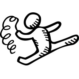 奔跑小人简笔画素材下载