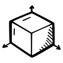四方体简笔画素材下载