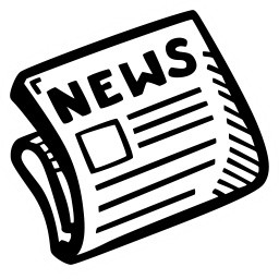 手绘新闻报纸