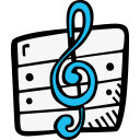 手绘音乐符号