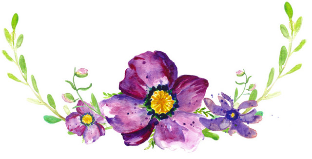 紫色小花免抠素材