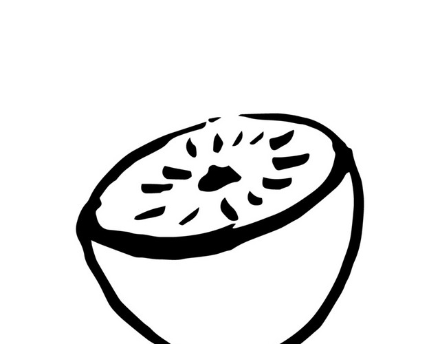 简笔画西瓜素材