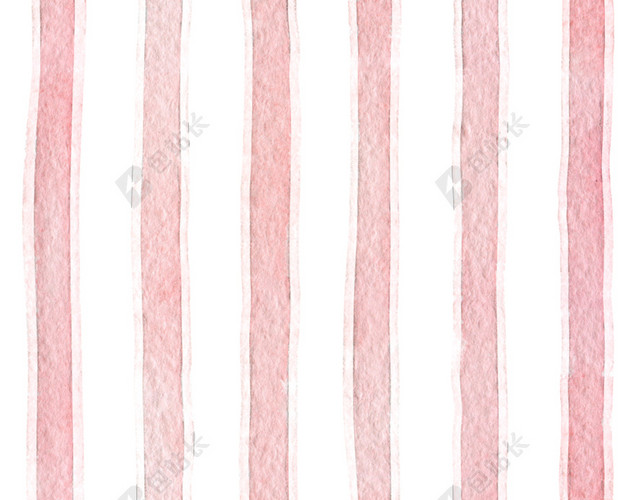 粉色条纹水彩插画背景素材