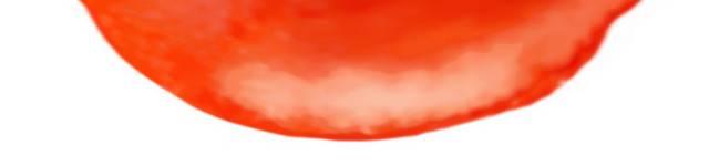 彩色卡通西红柿水彩插画