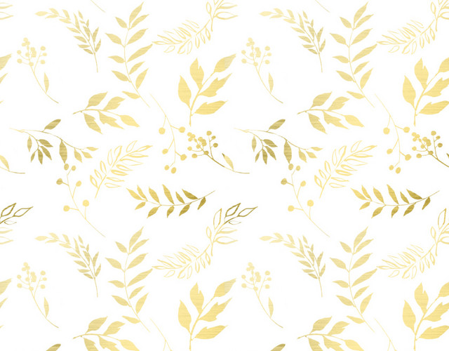 彩色花朵花纹水彩绘画素材