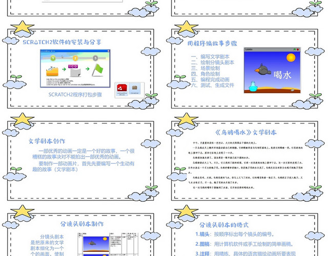 简约系少儿编辑PPT模板