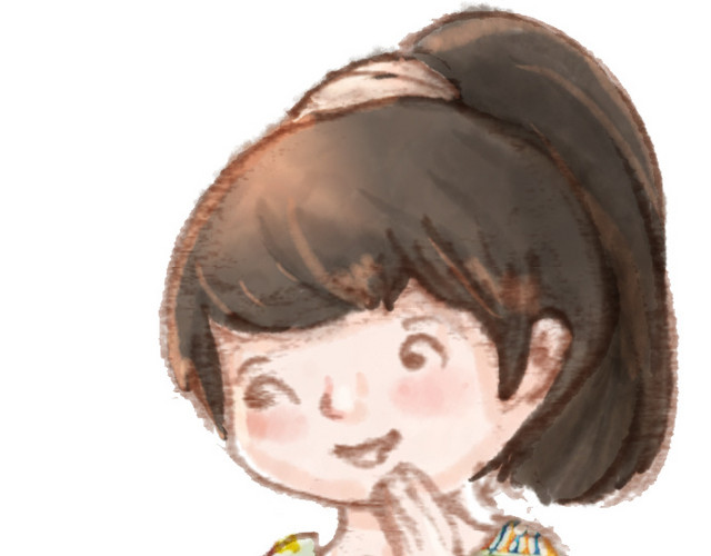 可爱的小女孩