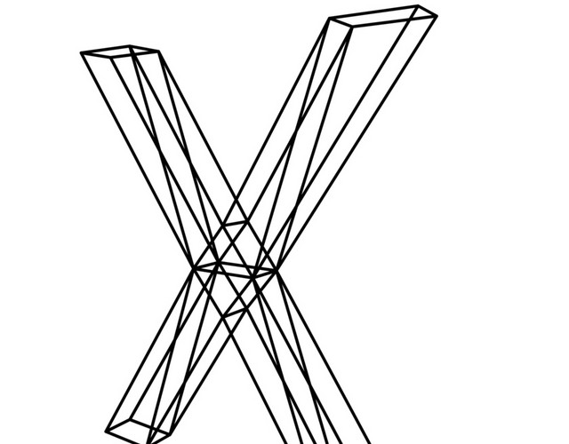 字母X建模素材