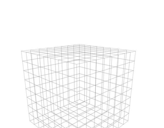 网格线建模素材