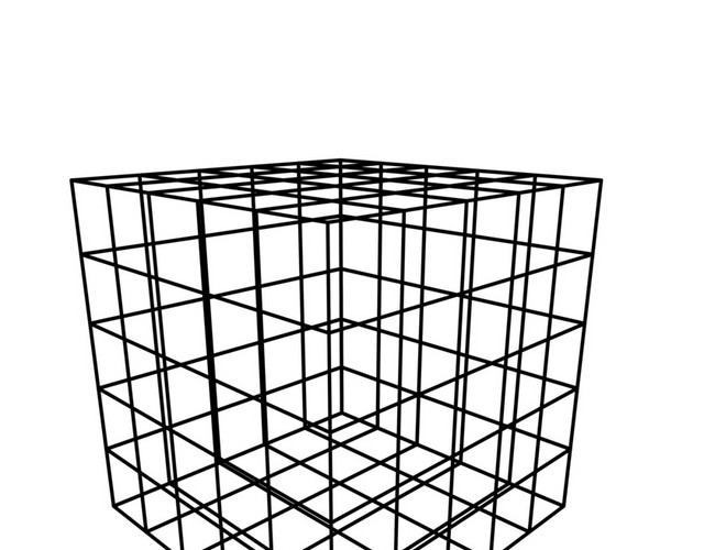 立体建模正方体素材