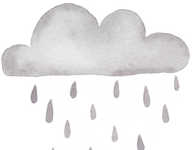下雨的云素材