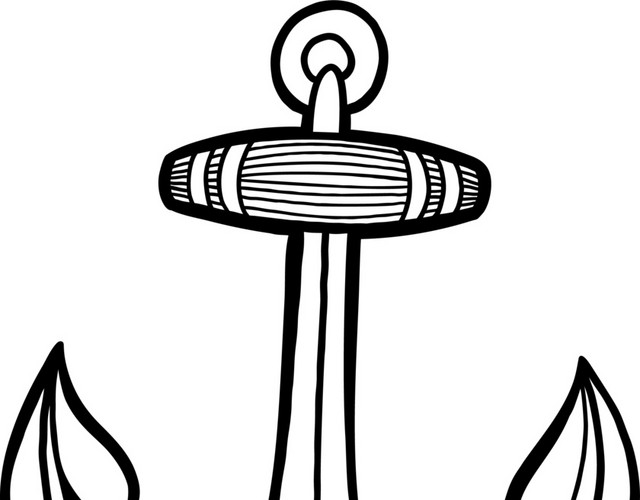 手绘黑白创意矢量元素