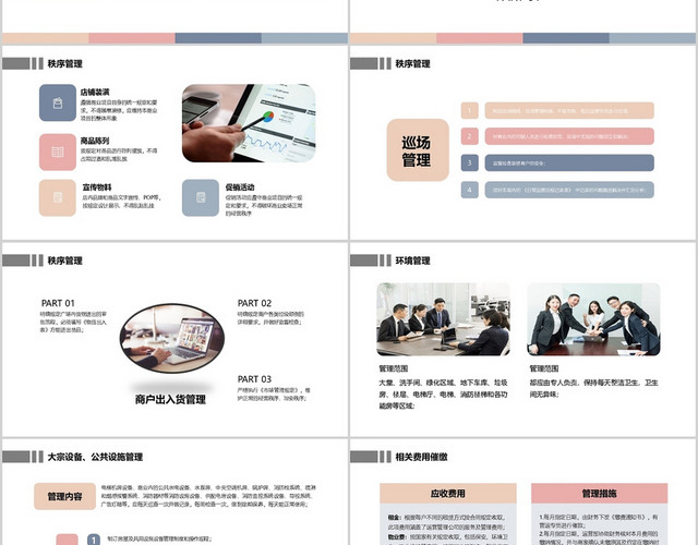 简约运营培训PPT模板