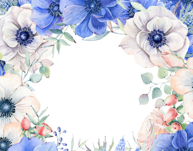 花朵外框边框素材