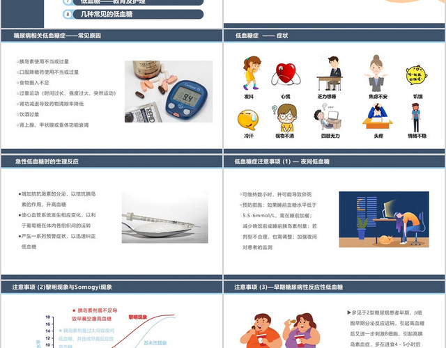 蓝色低血糖症及护理课件培训护理查房PPT