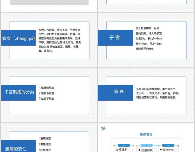 商务风子宫肌瘤护理查房子宫肌瘤护理查房PPT模板