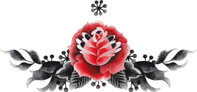 水彩植物花卉素材