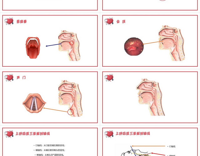 红色简约风气管插管术气管插管的护理PPT模板