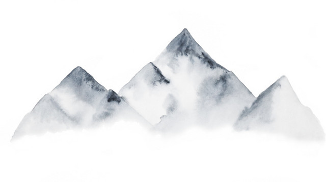 水墨山水素材