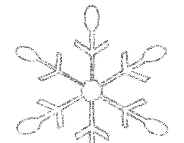 卡通雪花
