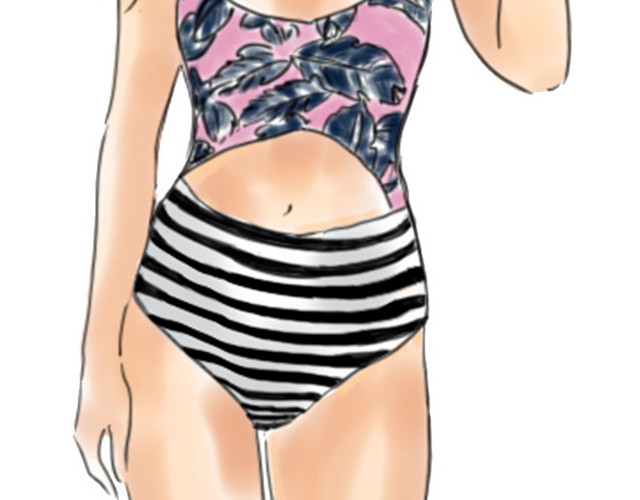 夏日女孩素材