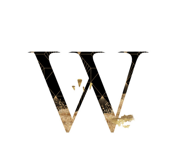 创意字母W