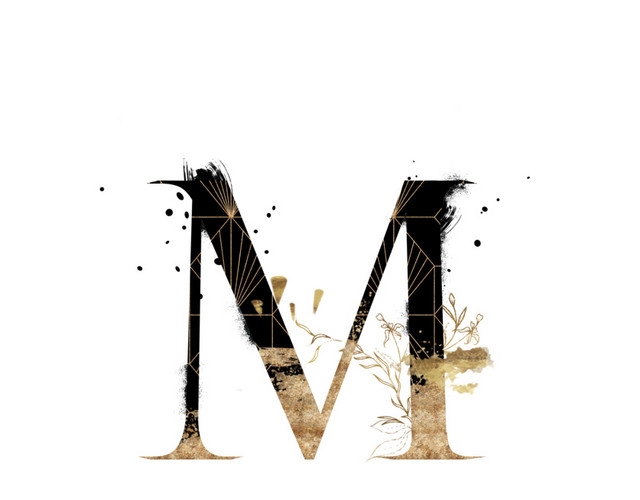创意金粉装饰M