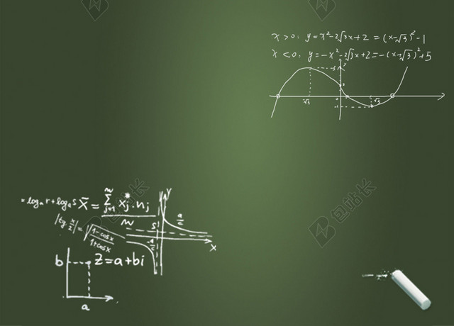 开学季毕业季黑板粉笔画教育背景