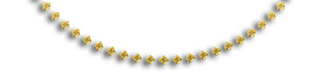 金色波点环形圆框素材