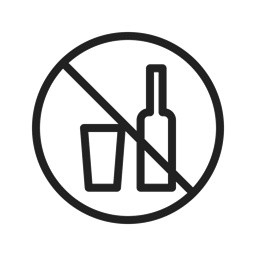 禁止喝酒图标素材
