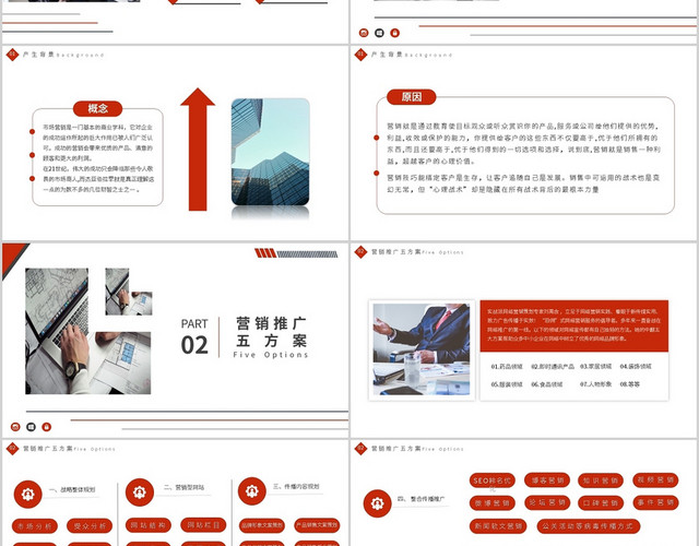 简约市场营销技巧培训PPT模板