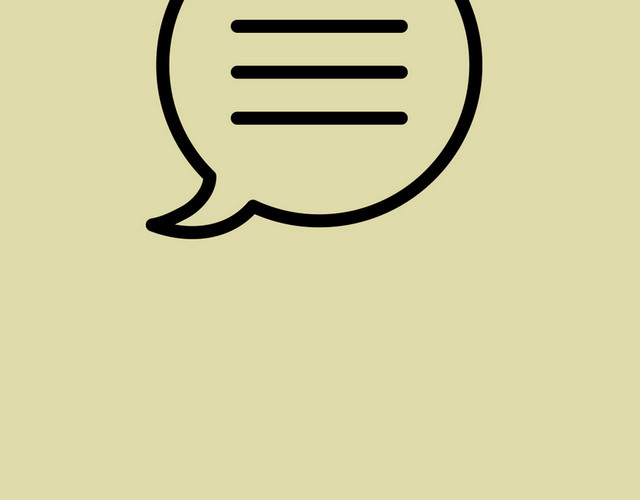 短信图标简笔画素材