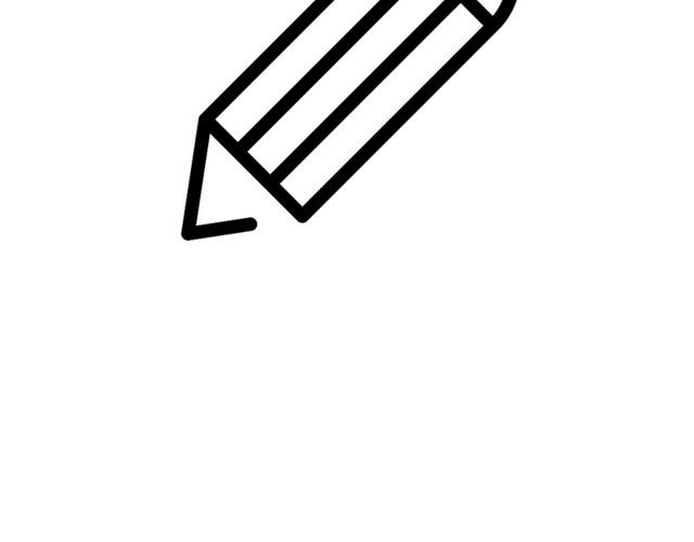 铅笔图标简笔画素材