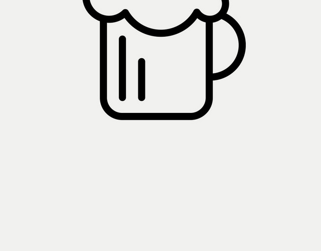 啤酒杯图标素材