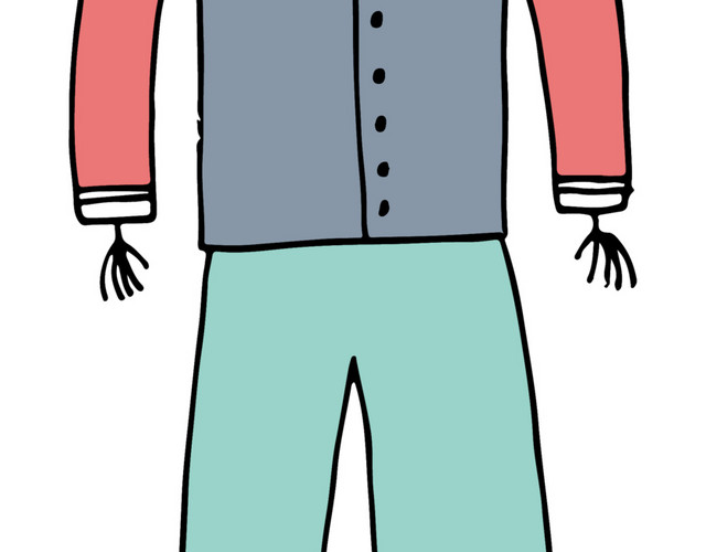 彩色卡通动漫男人素材