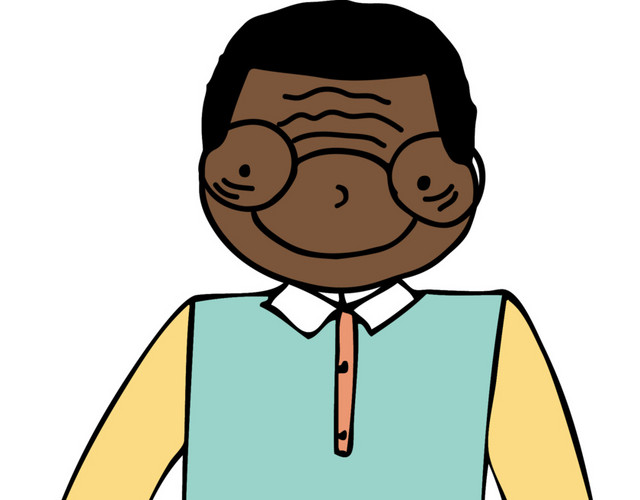 彩色卡通动漫男人素材