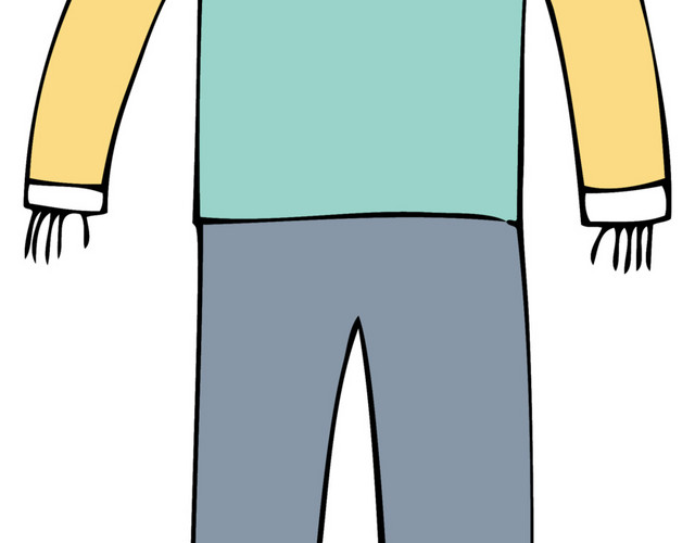彩色卡通动漫男人素材