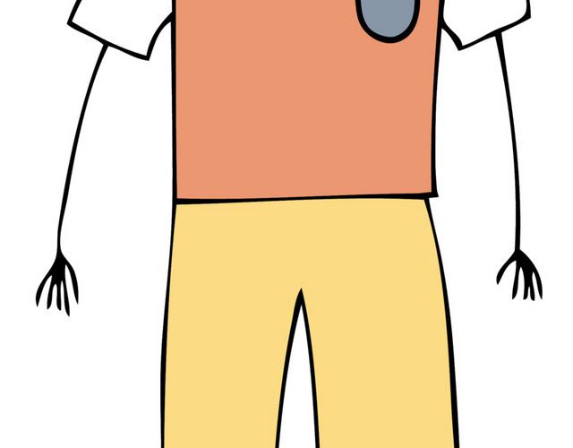 彩色卡通动漫男人素材