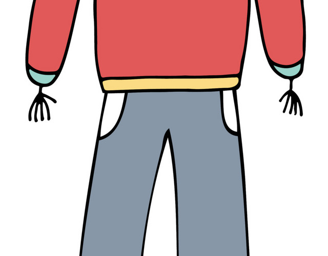 彩色卡通动漫男人素材